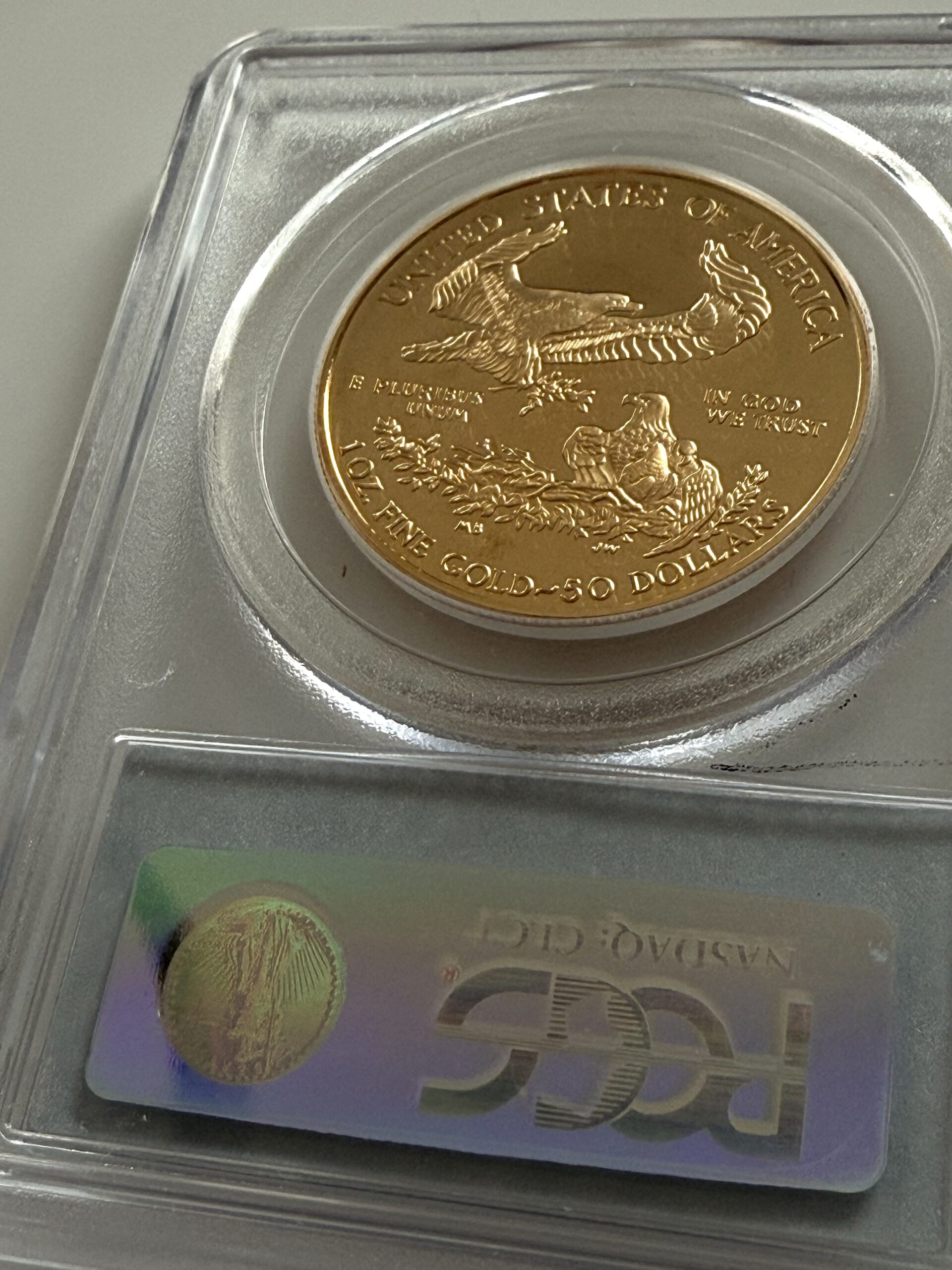 美国– 美国鹰金精制– 2003 – 50 美元