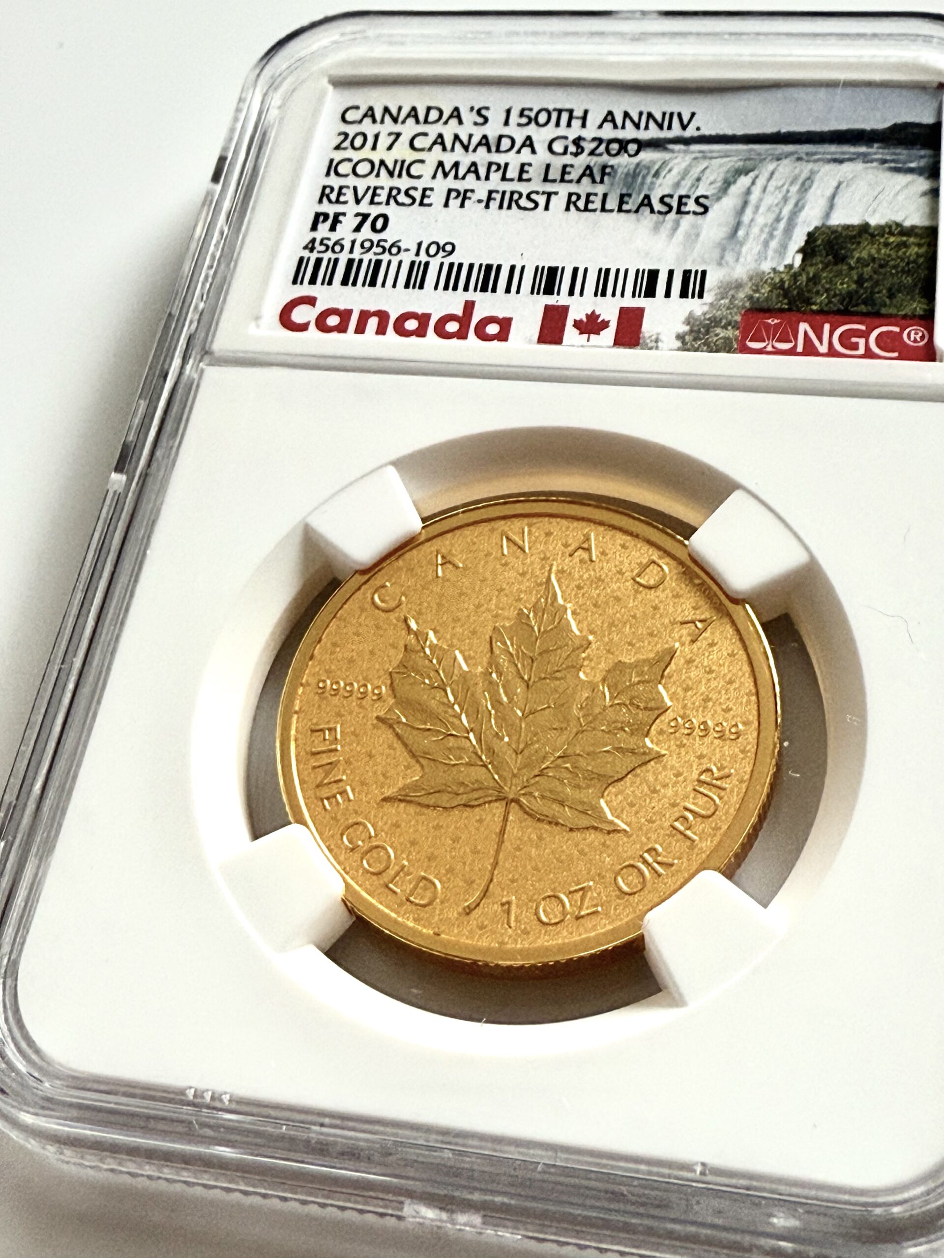 Canada – 2017 – Iconic Maple Leaf – Reverse Proof – NGC PF 70