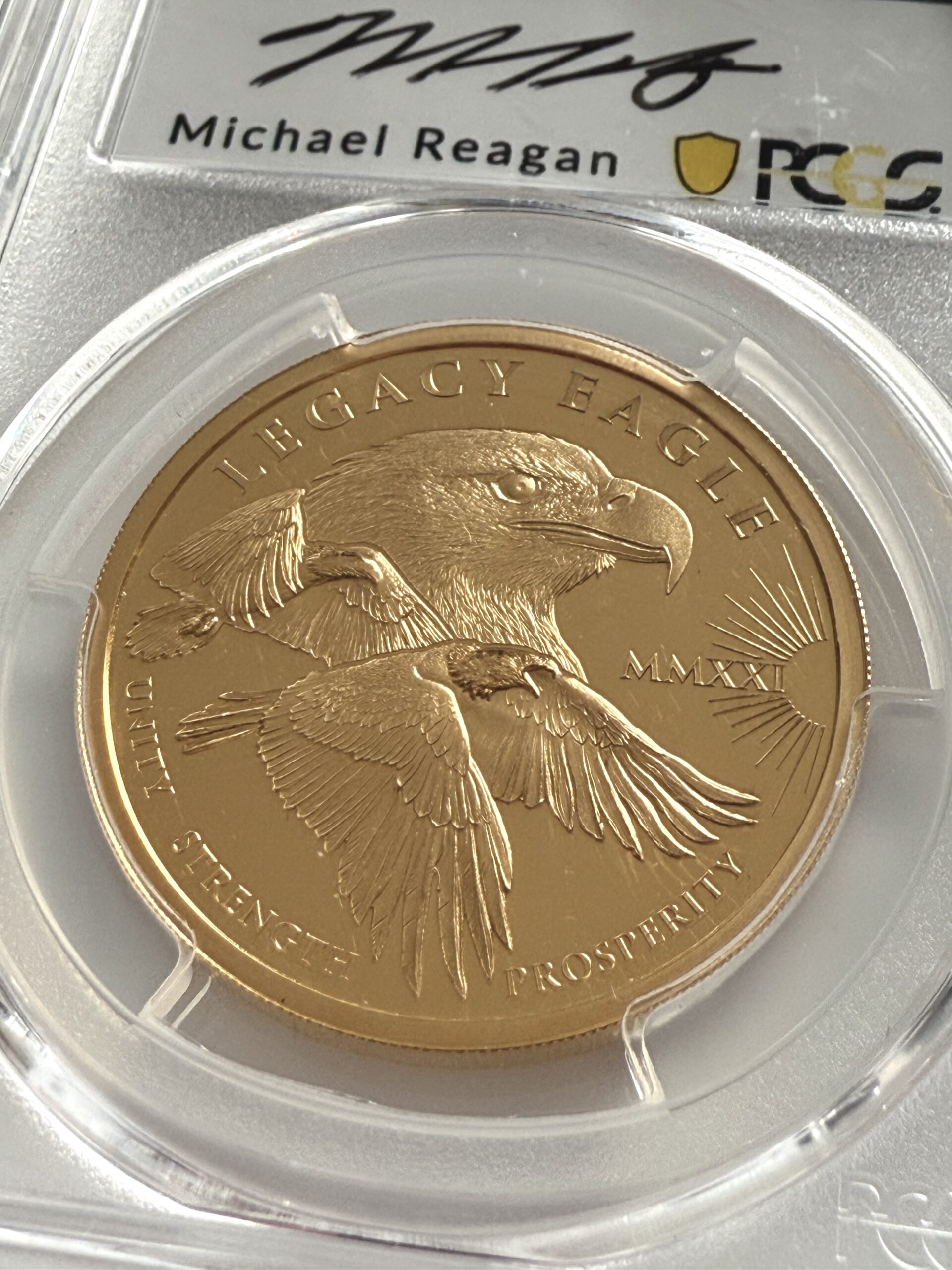 Cook Islands - 2021 - 200 Dollars - Legacy Eagle - 1oz Gold Proof