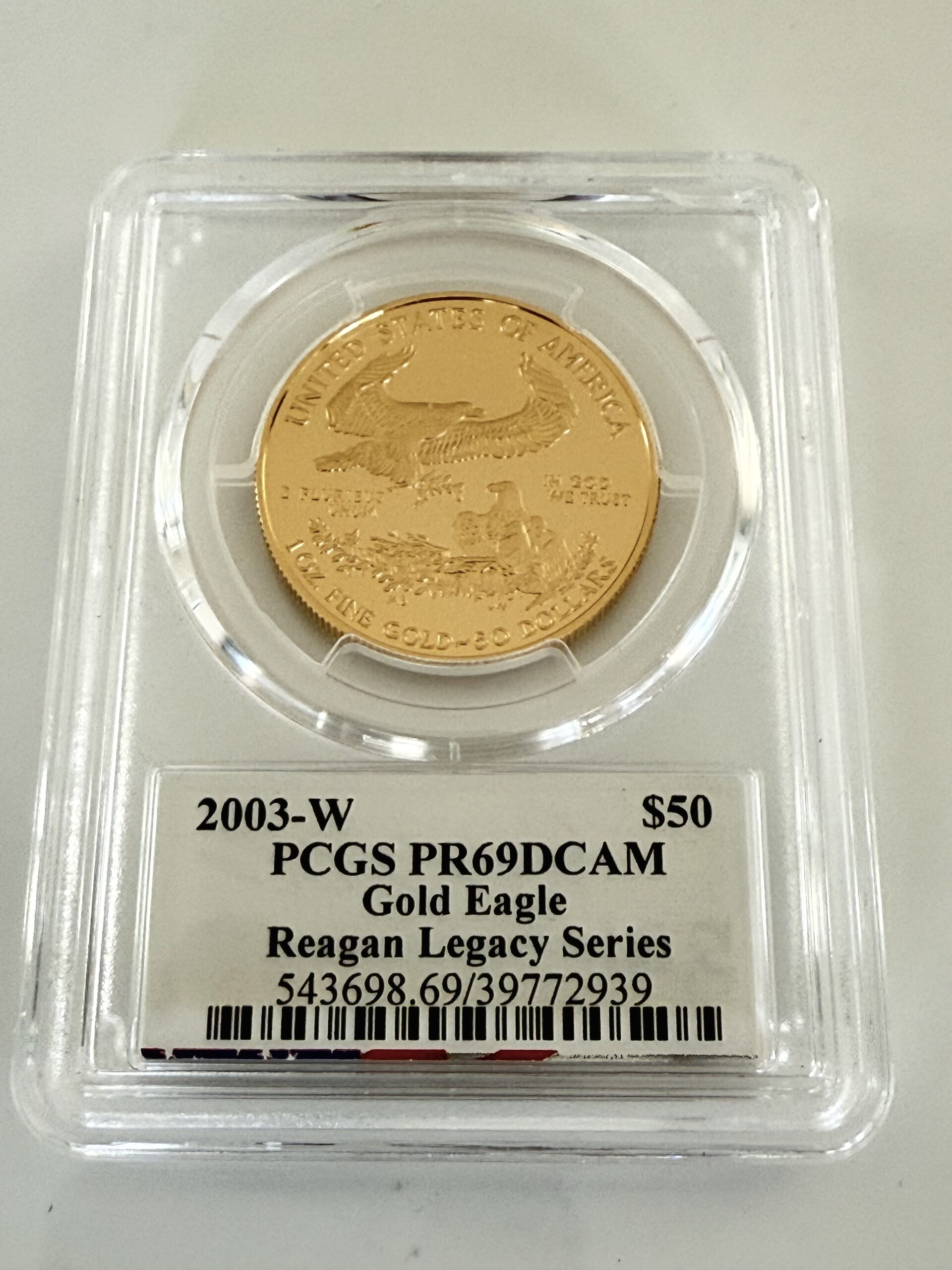 美国- 美国之鹰- 2003 - 50 美元- 1 盎司精铸金