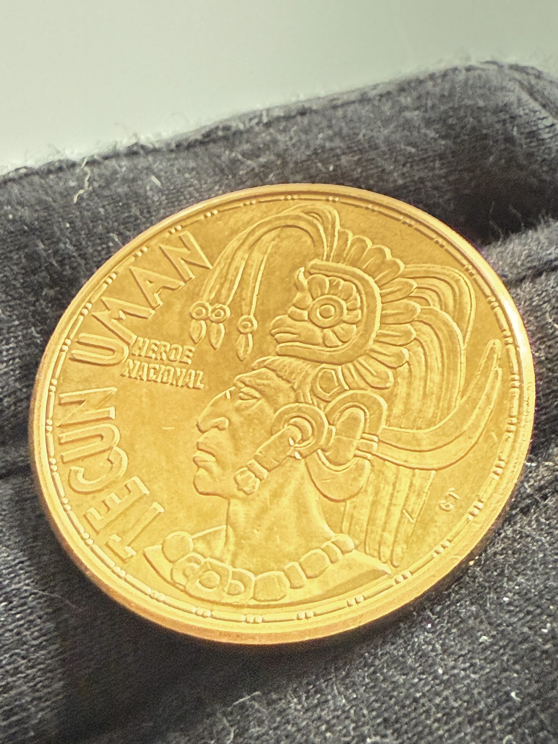 Guatemala - 1965 - Gold Medal Tecún Umán - Gold