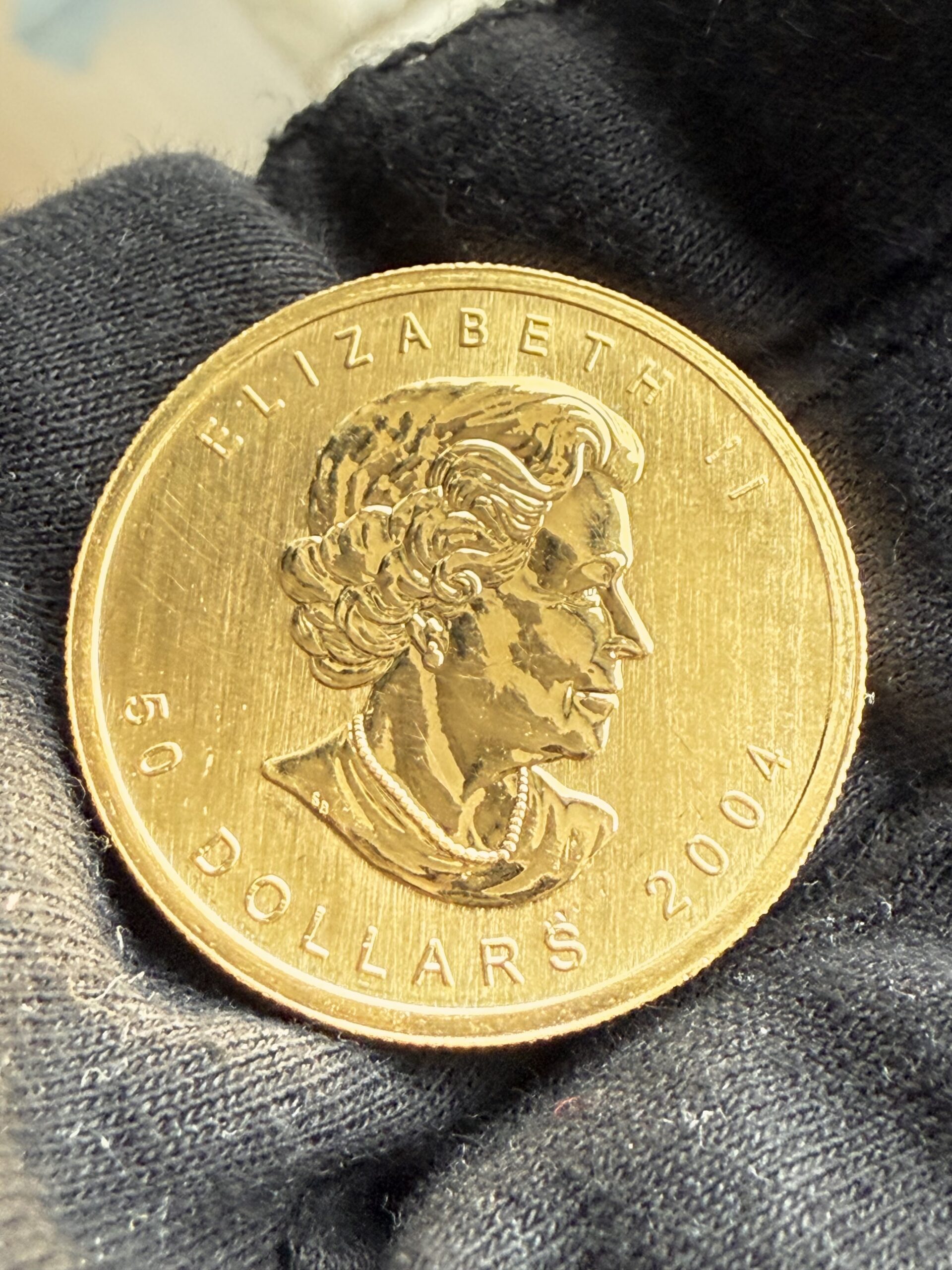 加拿大- 2004年- 50美元- 枫叶25周年纪念