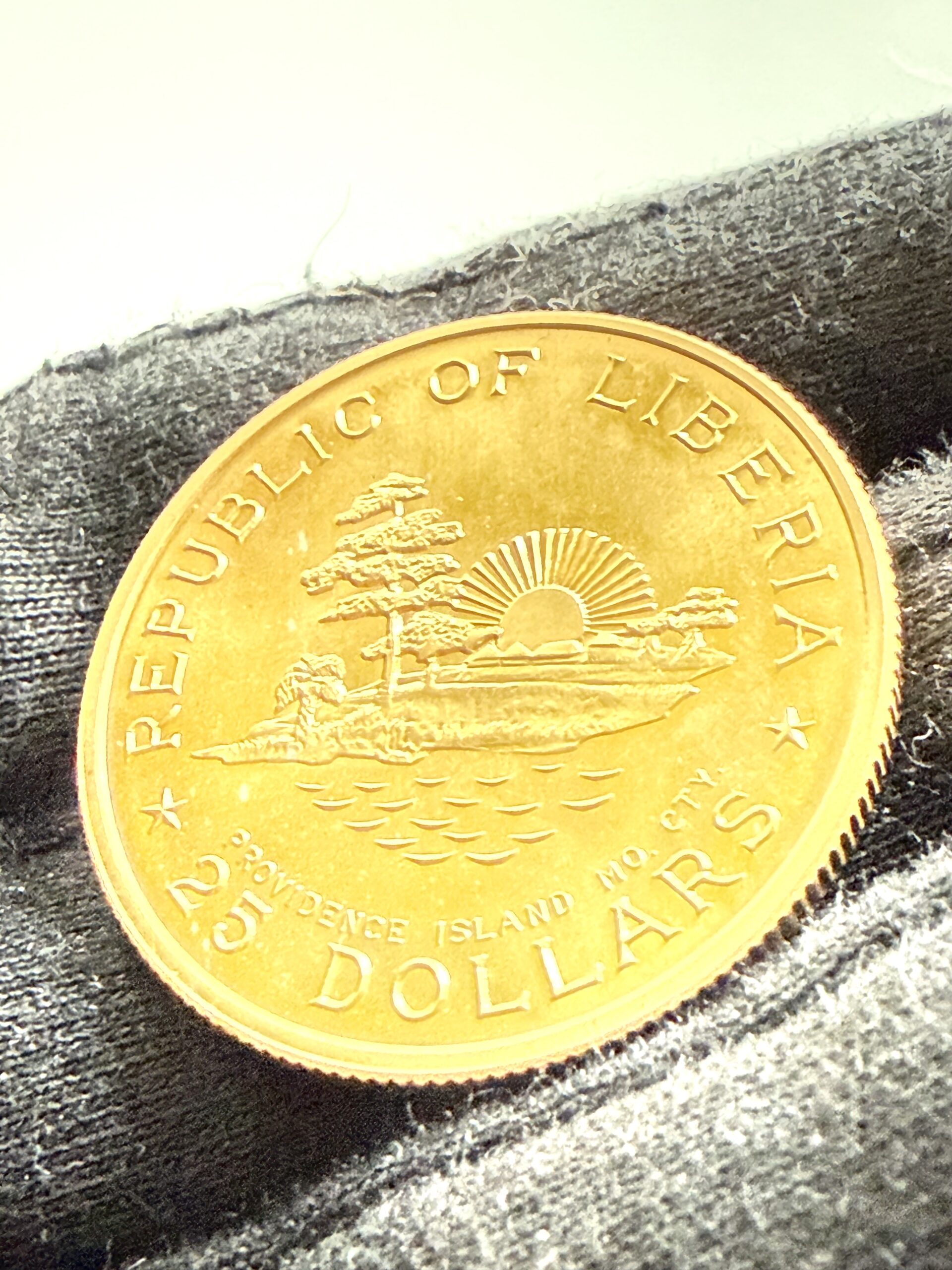 利比里亚- 1965 年- 25 美元- William V. S. Tubman 70 岁生日