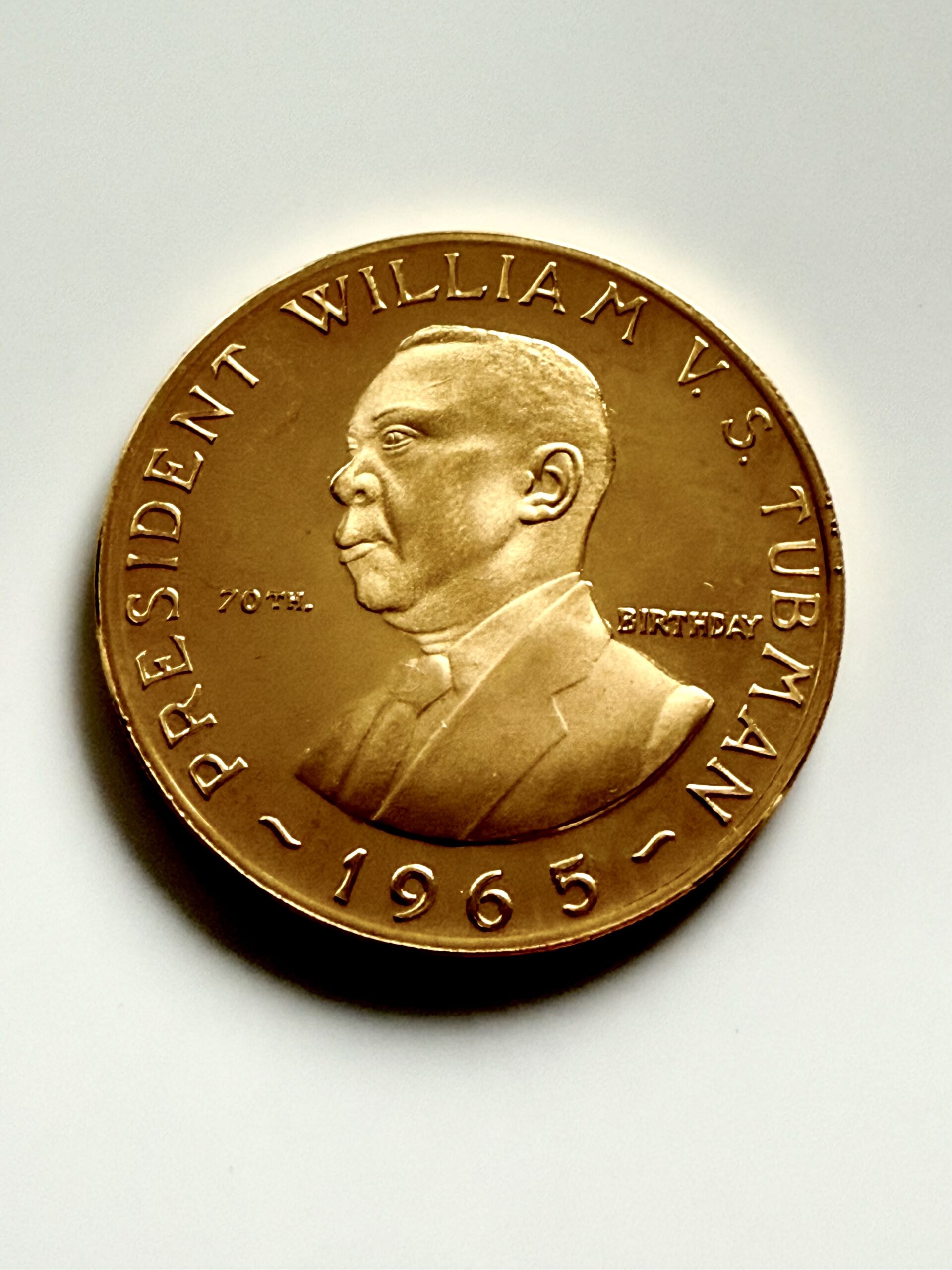 利比里亚- 1965 年- 30 美元- 威廉·塔布曼总统