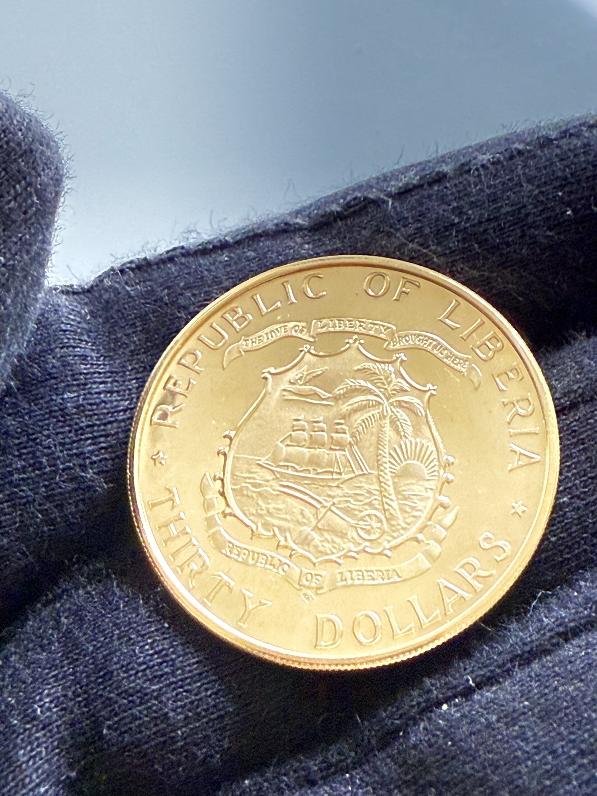 利比里亚- 1965 年- 30 美元- 威廉·塔布曼总统