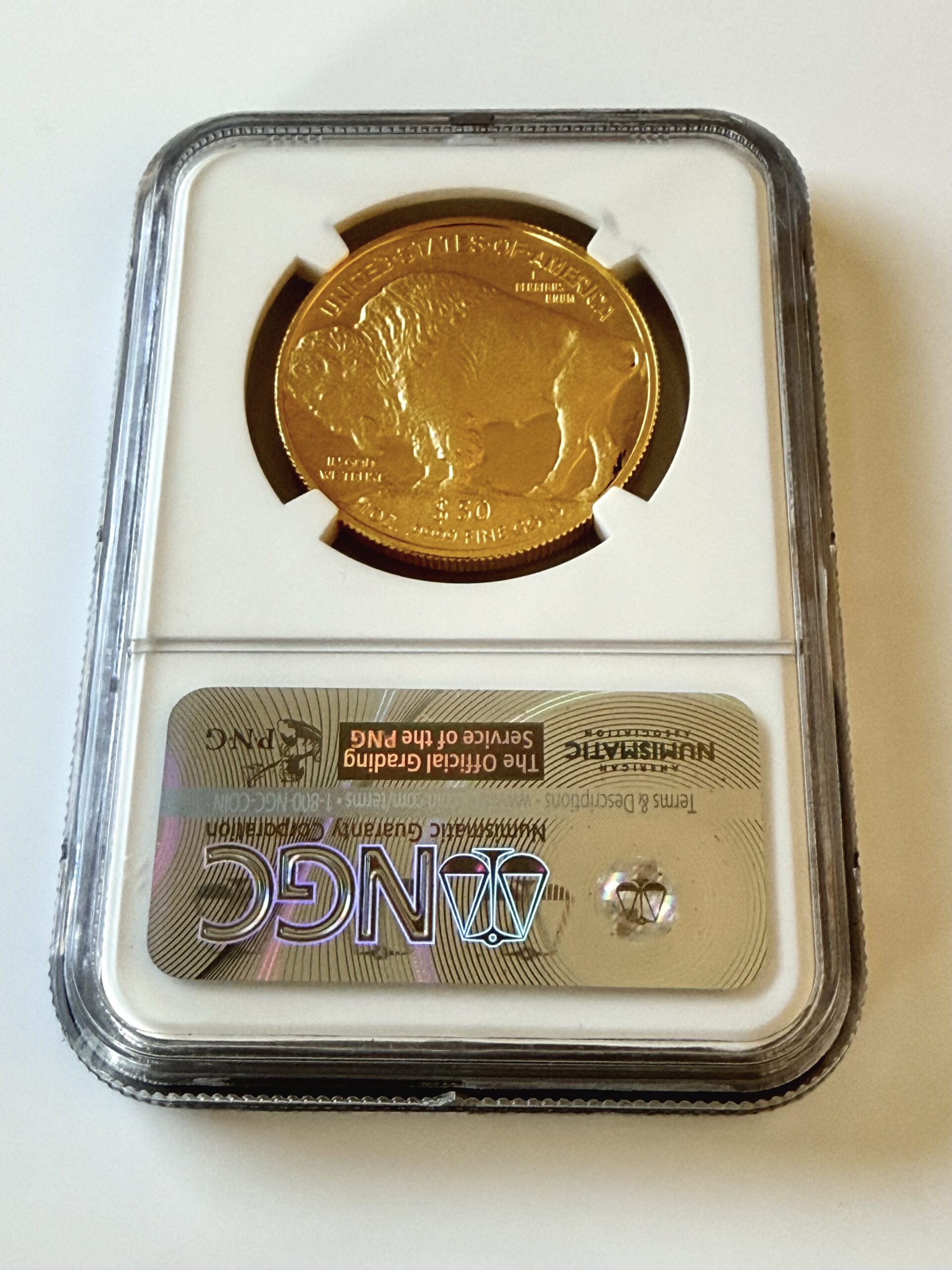 美国- 2013年- 50美元- 美国水牛- 金奖