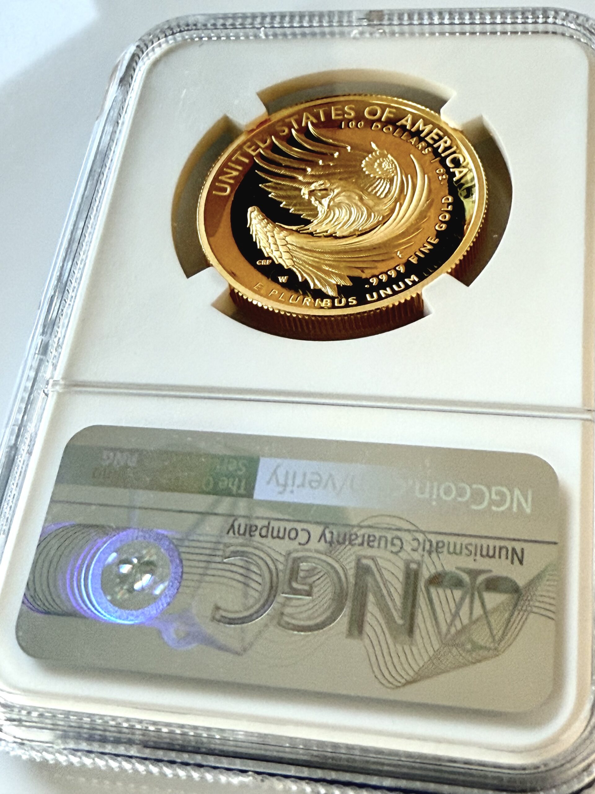 美国- 2025年- 100美元- 美国自由女神- 高浮雕- 金奖