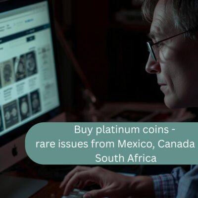Platinmünzen kaufen - Raritäten aus Mexiko Kanada und Südafrika