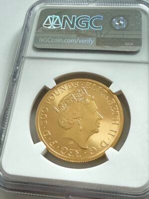 gb-2020-100-livres-mayflower-400e-anniversaire-1oz-or-proof-ngc-pf70ucam_2 Grande-Bretagne 2020 100 livres Mayflower 400e anniversaire 1 oz Or Belle Épreuve NGC PF70 Ultra Cameo Premier Jour d'Émission sous Support NGC