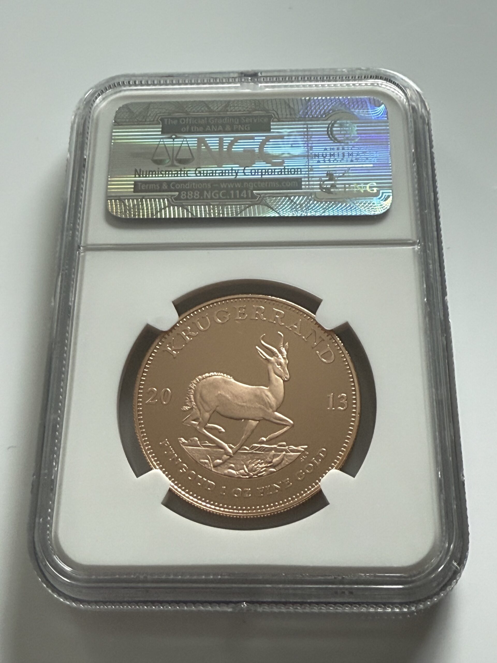 kruegerrand-2013-one-first-300-struck-ngc-pf69-ucam_3 Südafrika 2013 1 oz Gold Krugerrand Proof NGC PF69 Ultra Cameo One of First 300 Struck im NGC Holder mit Kruger Porträt