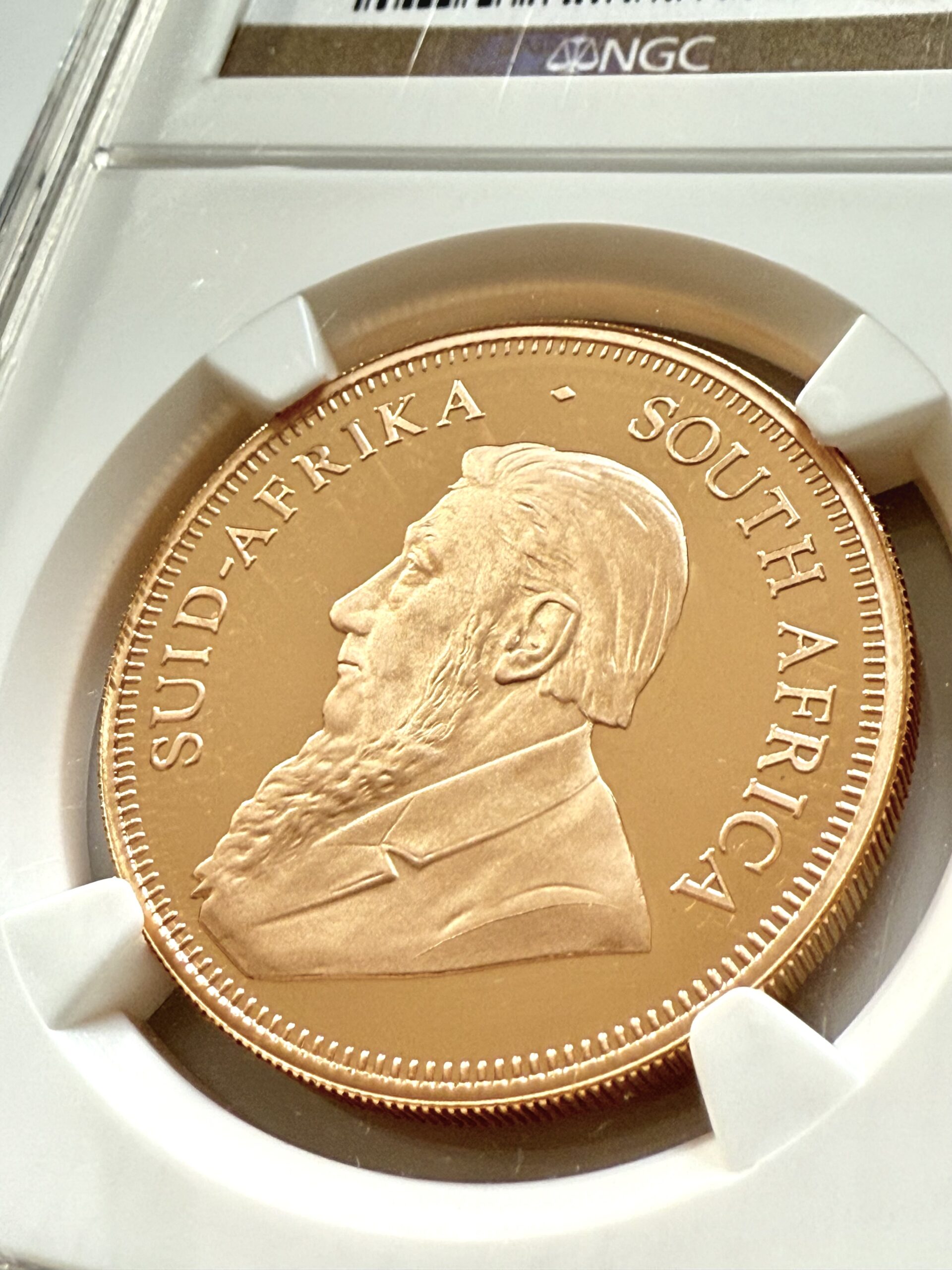 kruegerrand-2013-one-first-300-struck-ngc-pf69-ucam_5 Südafrika 2013 1 oz Gold Krugerrand Proof NGC PF69 Ultra Cameo One of First 300 Struck im NGC Holder mit Kruger Porträt