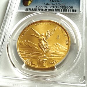 Mexiko 2014 1 Onza Libertad Gold Stempelglanz PCGS MS70 im transparenten PCGS Holder