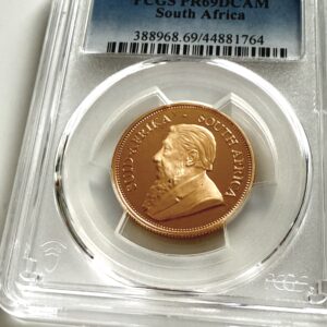 Südafrika 2000 1/2 oz Krügerrand Gold Proof PCGS PR69DCAM im transparenten PCGS Holder mit Kruger Porträt