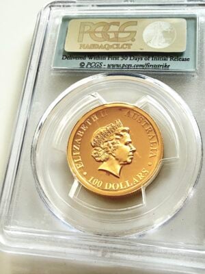 澳大利亚-2013-100美元-考拉-黄金-高浮雕-PCGS-PR70-DCAM-顶级pop_2 澳大利亚2013年考拉100美元高浮雕1盎司金 - 首击 - PCGS PR70 DCAM - 认证27761548 - Wasserthal RareCoin.Store
