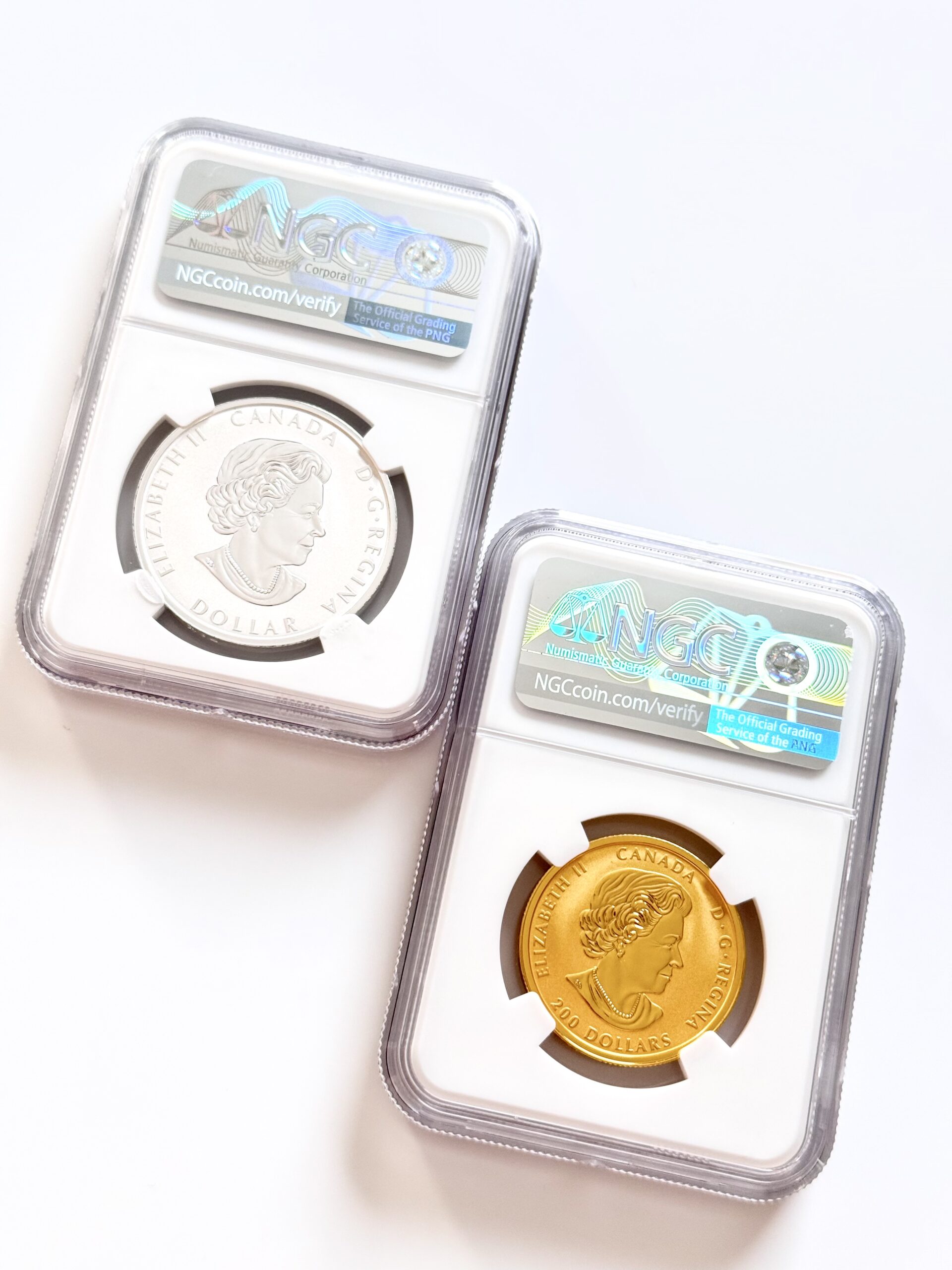 加拿大- 2021年- 1美元和200美元- 和平美元