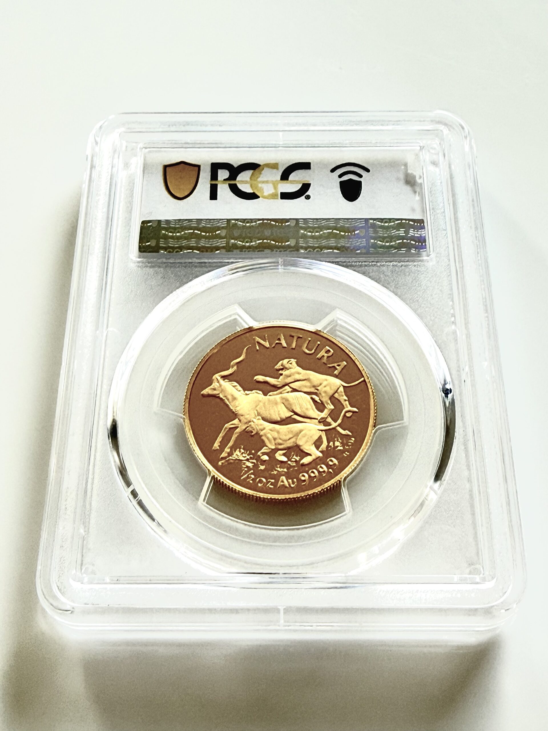south africa-1994-natura-lowe-1-2oz-gold-proof-pcgs-pr68-dcam_3 South Africa 1994 Natura Lion 1/2 oz Gold Proof - PCGS PR68 DCAM - KM-191 - Wasserthal RareCoin.Store
