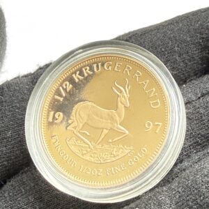 Südafrika 2001 1/2 Krügerrand Gold Proof – Springbock Motiv – 1/2 oz Feingold in Kapsel