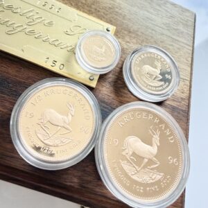 Südafrika - Krügerrand - 1994 - Gold Proof Prestige Set - 4 Münzen (1oz, 1/2oz, 1/4oz, 1/10oz) in SA Mint Holzbox