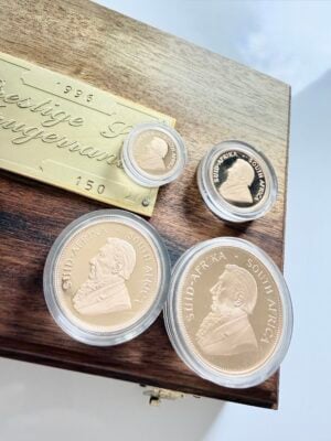 Kruegerrand-1996-Gold-proof-prestige-set_2 Südafrika - Krügerrand - 1994 - Gold Proof Prestige Set - 4 Münzen (1oz, 1/2oz, 1/4oz, 1/10oz) in SA Mint Holzbox