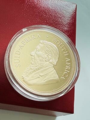 kruegerrand-2012-1oz-oro-prova-cassa-coa_4 Sud Africa - Krugerrand - 2012 - 1 oz Gold Proof - Retro: Springbok - in capsula su custodia rossa