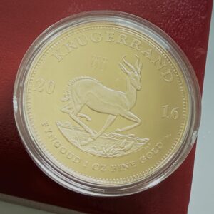 Krügerrand - 2016 - Queen Elizabeth II 90. Geburtstag Privy Mark - 1oz Gold Proof im Originaletui mit COA