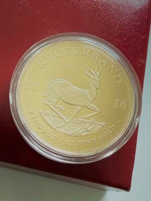 Krügerrand - 2016 - Queen Elizabeth II 90. Geburtstag Privy Mark - 1oz Gold Proof im Originaletui mit COA
