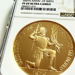 Panama – 500 Balboas – Birth of Balboa – PCGS