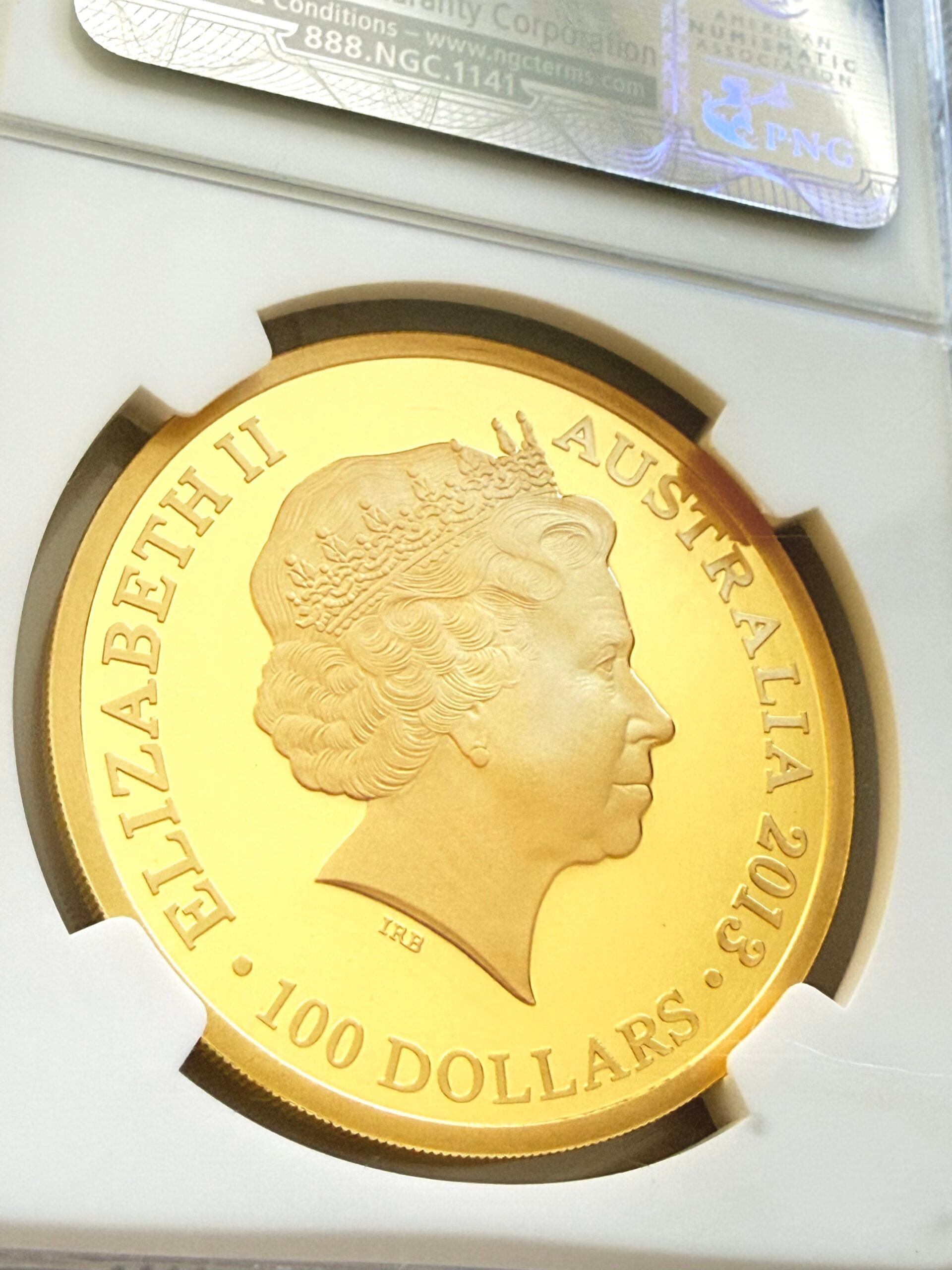 2013 Kangaroo 20th Anniversary Gold Proof 1 oz NGC PF70