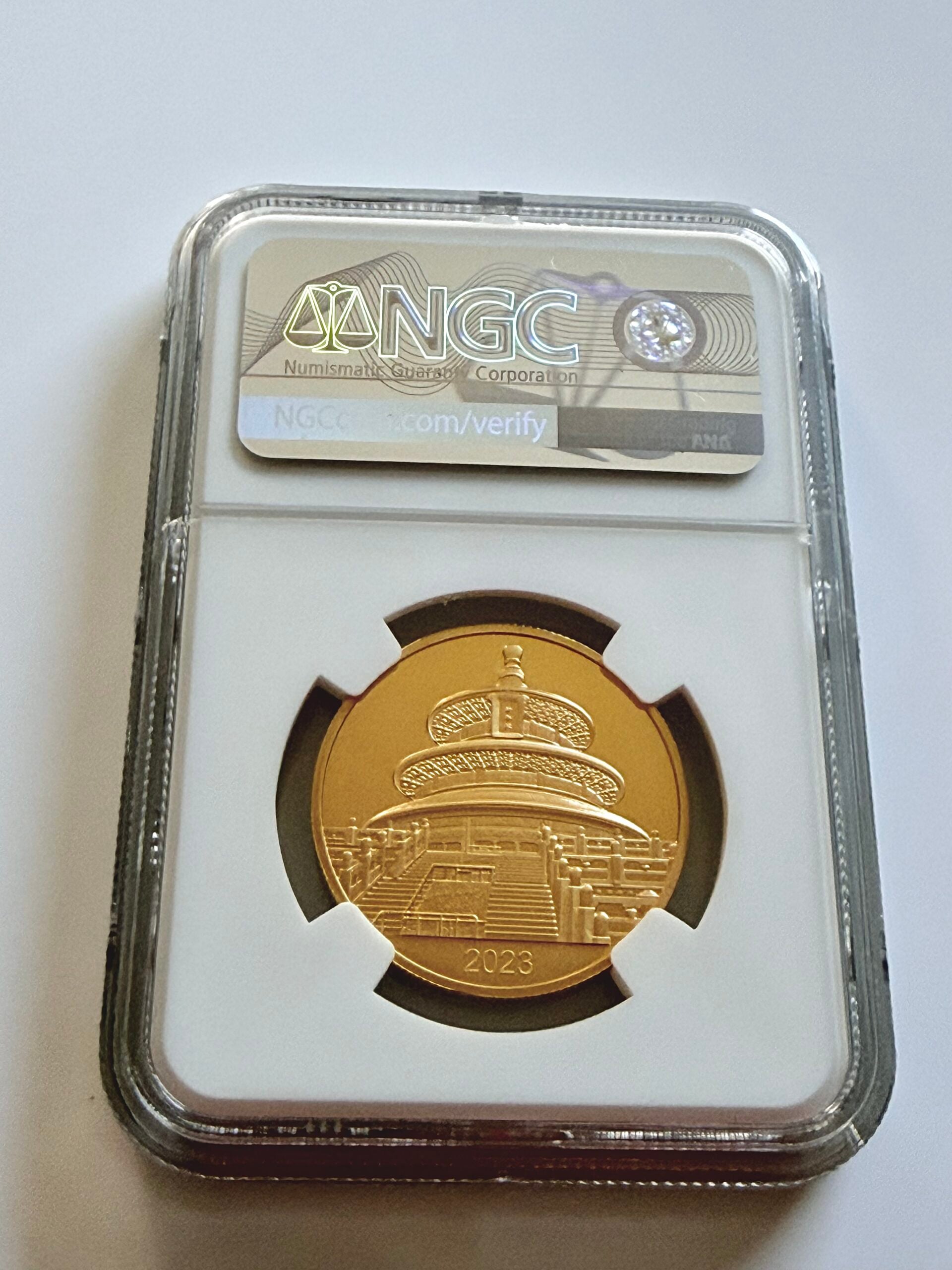 China - 2023 - 40 Years of the Panda - 1 oz Gold - Proof - NGC