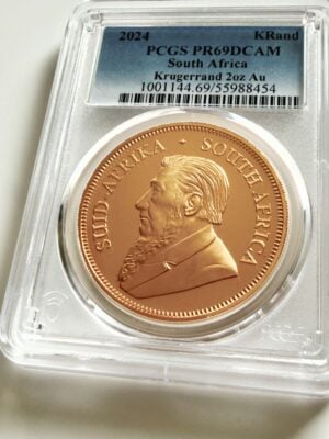 Krugerrand 2024 2 oz Gold PCGS PR69DCAM