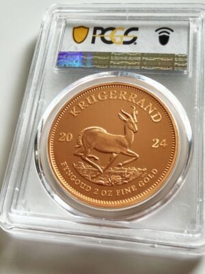 South Africa 2024 Krugerrand 2 oz Gold PCGS PR69 DCAM in Slab