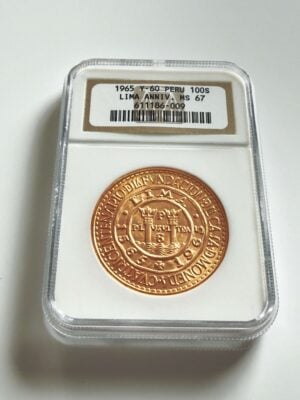 Peru 1965 100 Soles Lima NGC MS67