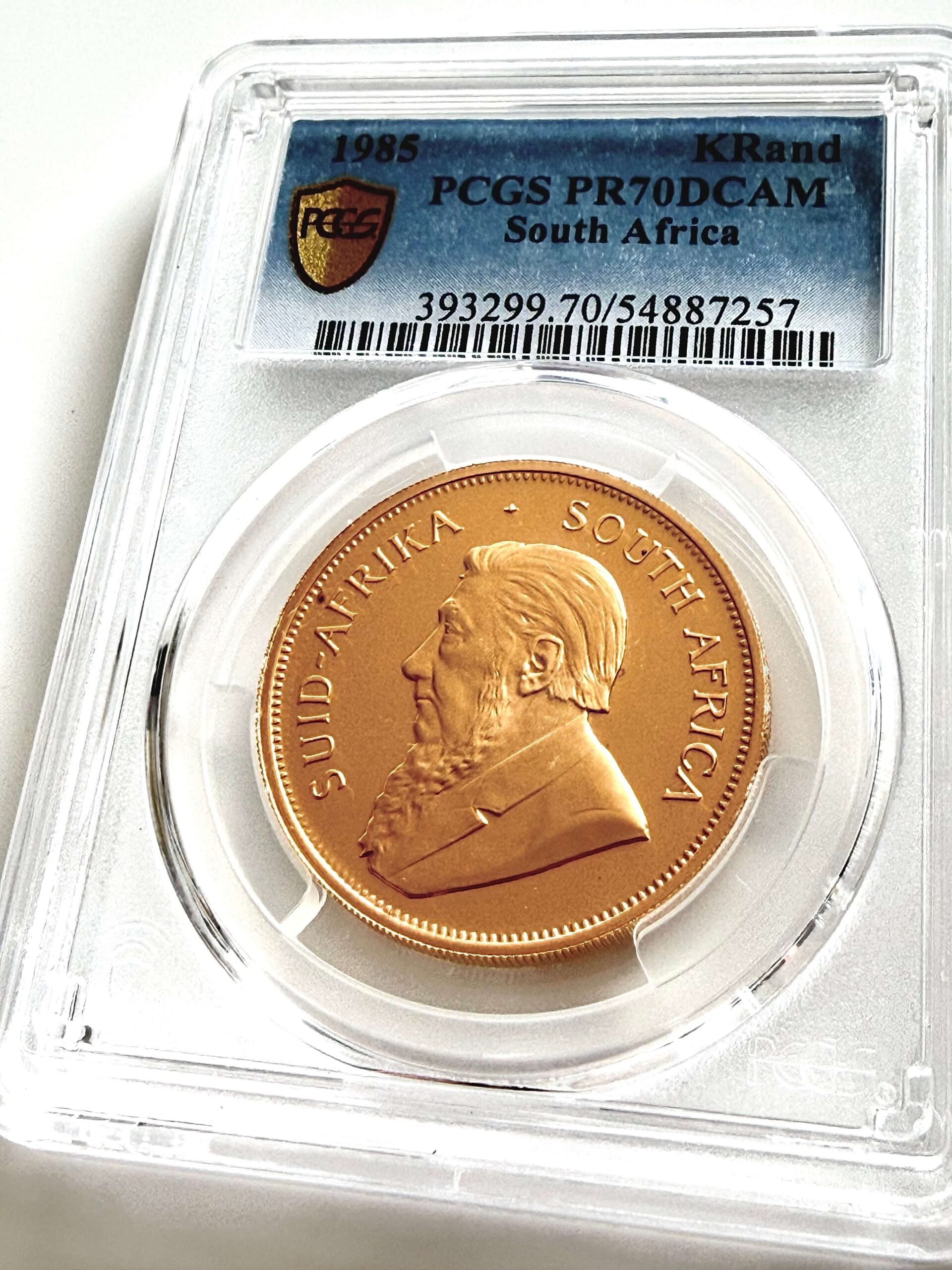Südafrika – 1985 – Krügerrand – 1oz Gold – Proof – PCGS PR70 DCAM – Cert 54887257