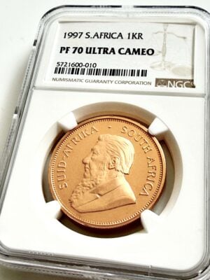 克鲁格兰1997年认证 NGC PF70 Ultra Cameo 顶级流行曲认证板