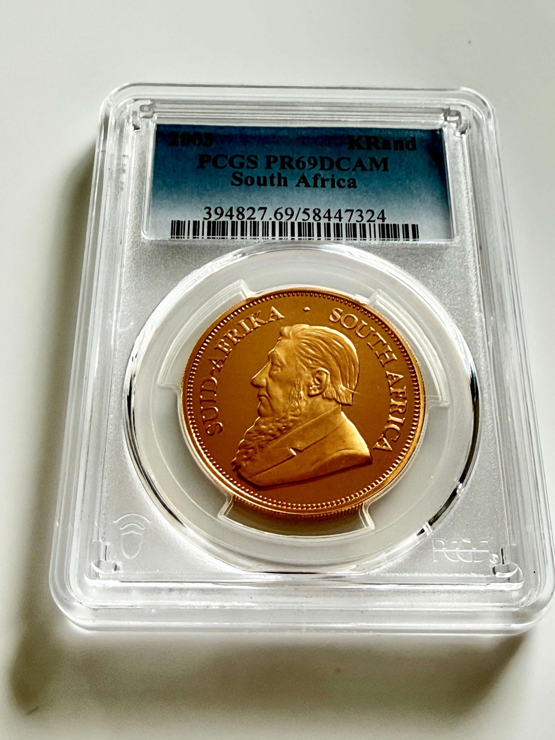 South Africa 2003 Krugerrand 1 oz Gold Proof PCGS PR69 DCAM with Paul Kruger portrait