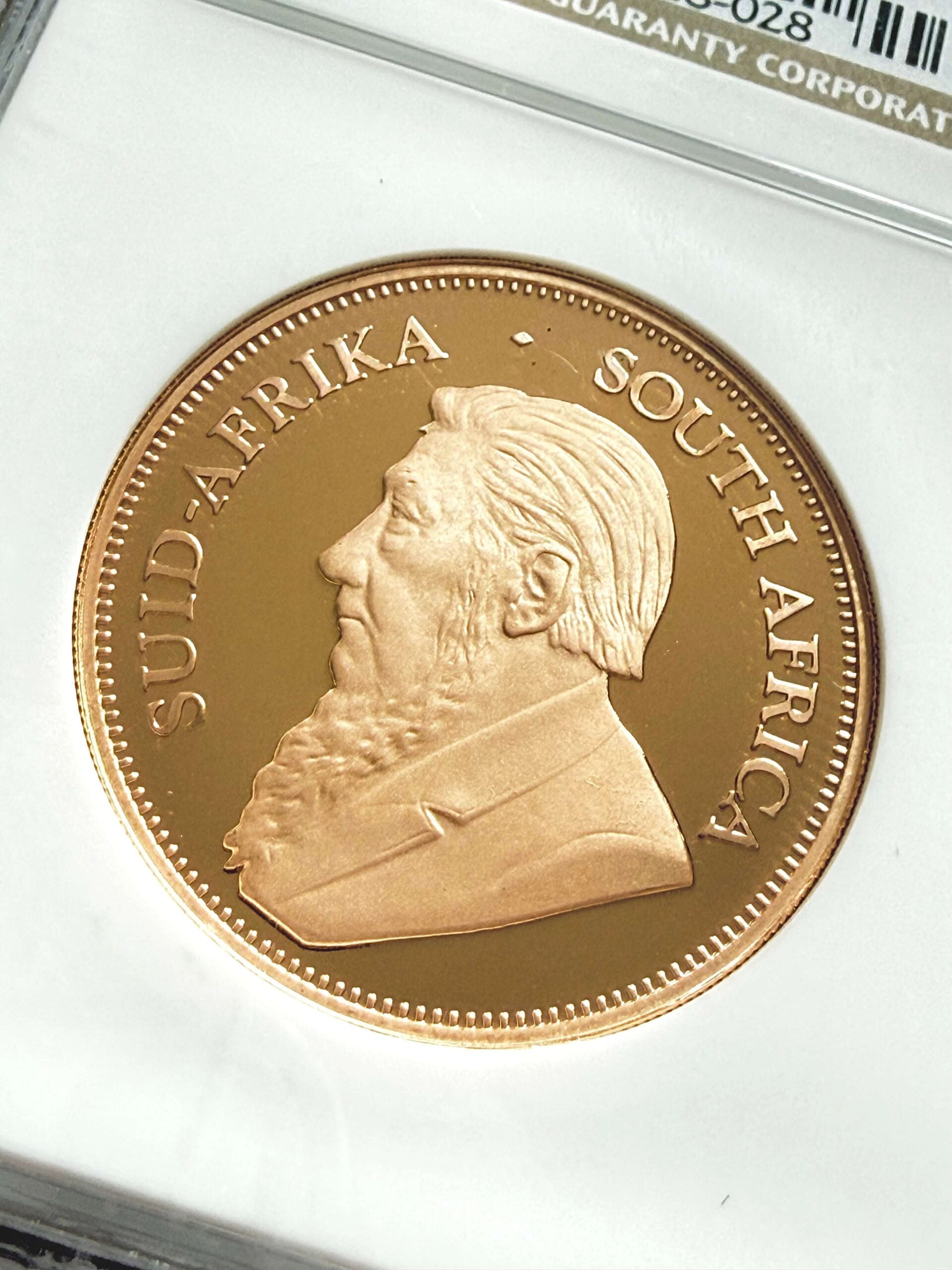 Krugerrand 2007 Proof 40th Anniversary NGC PF70 Ultra Cameo in certified slab