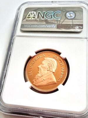 2006 Krugerrand 1/2 oz NGC PF69 Obverse 2006 Krugerrand 1/2 oz Gold Proof NGC PF69 Ultra Cameo Obverse with Paul Kruger portrait