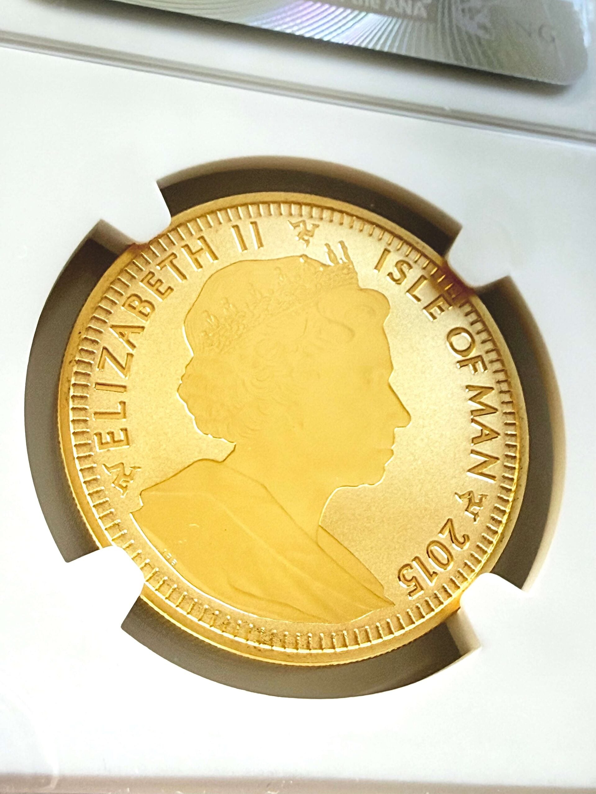 Isle of Man 2015 Angel 1 oz mit Königin Elizabeth II.