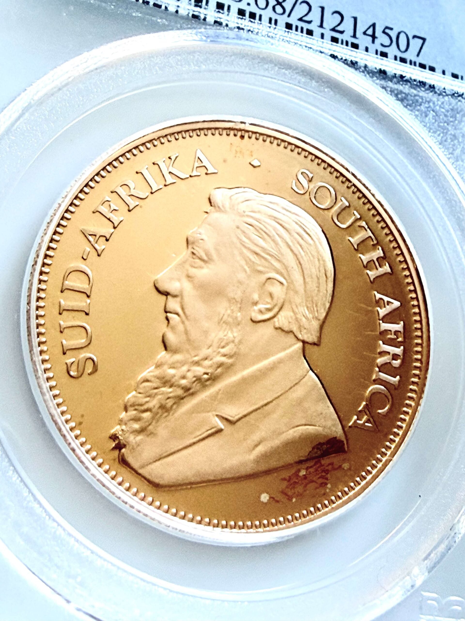 Krügerrand 2002 1 oz Gold Proof Paul Kruger PCGS PR68DCAM
