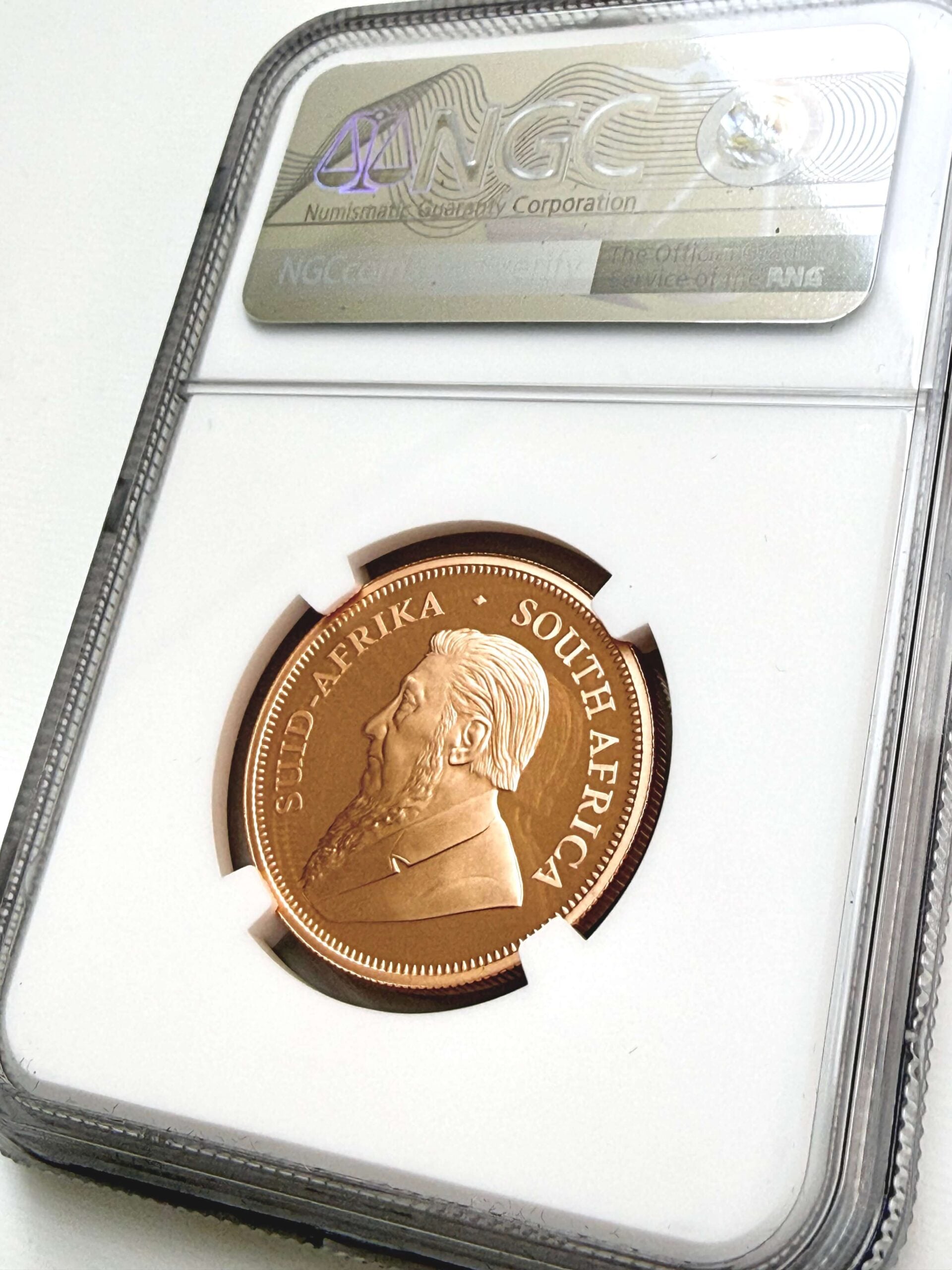 2022 Südafrika 1/2 oz Gold Krügerrand NGC PF70 Ultra Cameo Vorderseite Paul Kruger