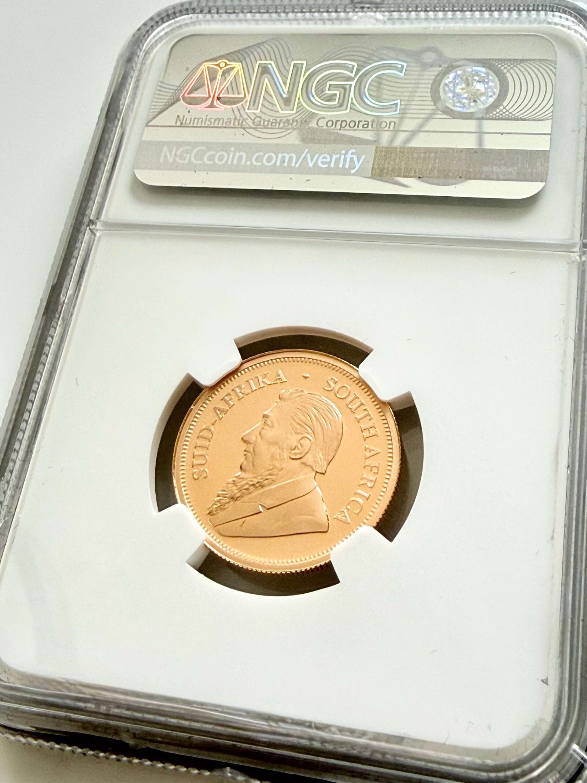2022 Südafrika 1/4 oz Gold Krügerrand NGC PF70 Ultra Cameo Vorderseite Paul Kruger