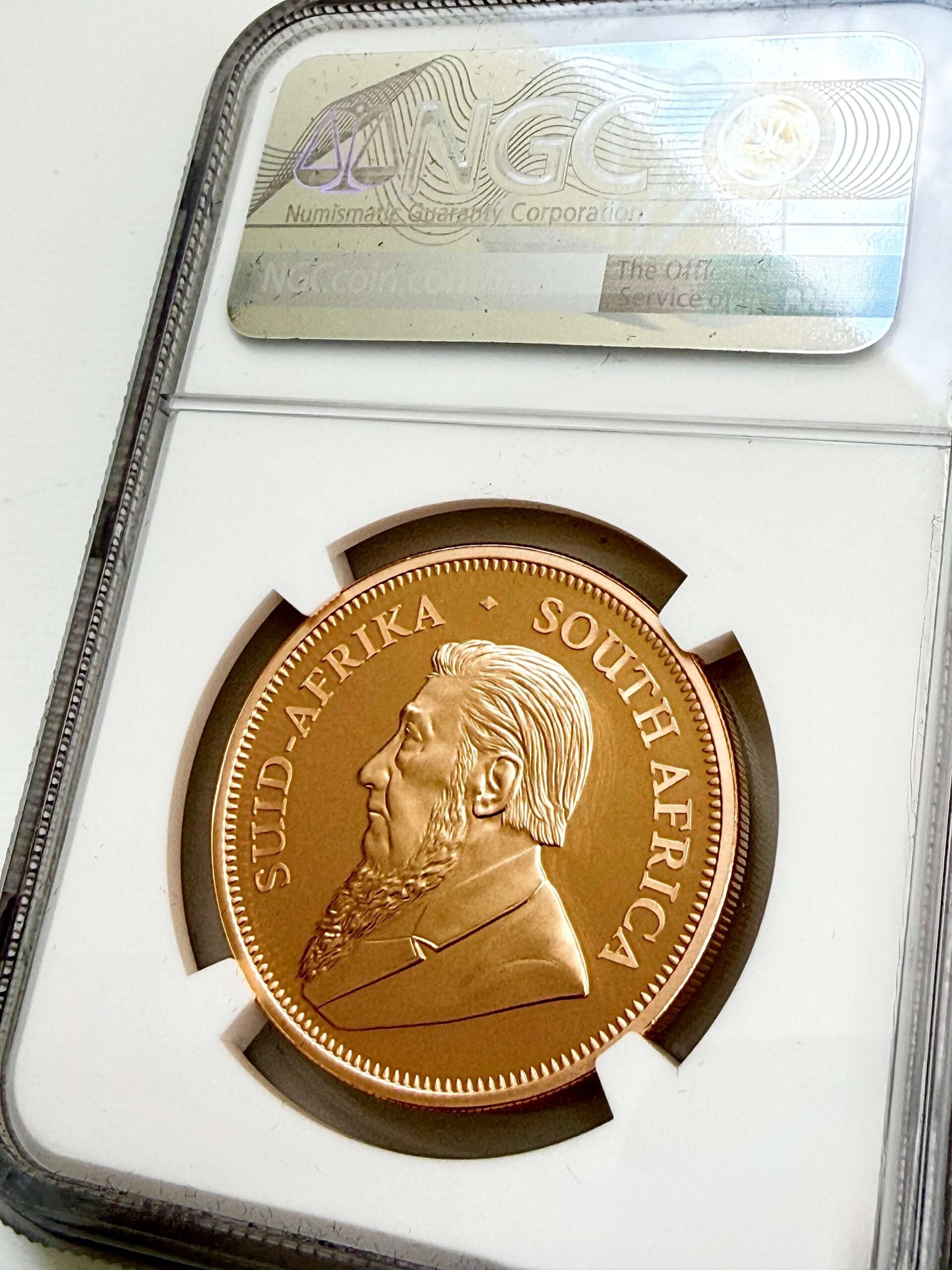 2022 Südafrika 1 oz Gold Krügerrand NGC PF70 Ultra Cameo Vorderseite Paul Kruger