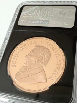 Krugerrand 2 oz Or Afrique du Sud 2026 – Paul Kruger – NGC PF70 Krugerrand 2026 Afrique du Sud, 2 oz Or, Avers Paul Kruger, NGC PF70