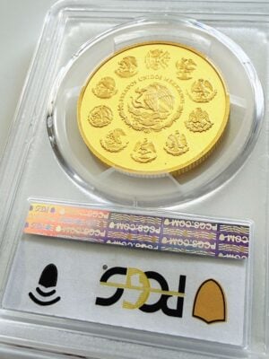 墨西哥2016年自由金质精制品 – 国徽 – PCGS PR69 DCAM 墨西哥2016年国徽 Libertad 1盎司金质精制 - PCGS PR69 DCAM