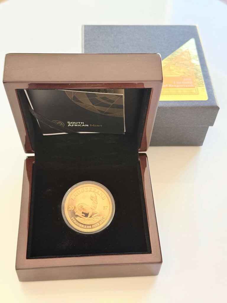 Krügerrand 2017 1 oz Gold Proof zum 50. Jubiläum in originaler South African Mint Box