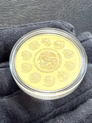 墨西哥2020年自由奖 1盎司金质反面精制 墨西哥2020年自由奖 1盎司金质反面精制,附墨西哥州徽